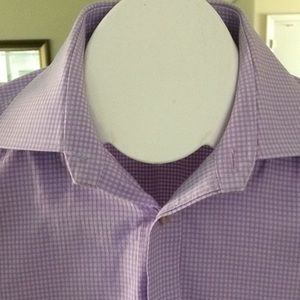 Thomas Pink London Men's Shirt Purple Sz 14 1/2